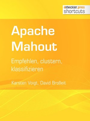 cover image of Apache Mahout
